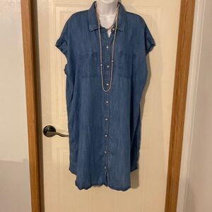 Wonderly | Dresses | Wonderly X Denim Sheath Dress | Poshmark